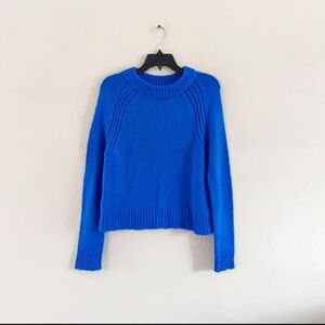 Ana‎ Blue Knit Pullover Sweater